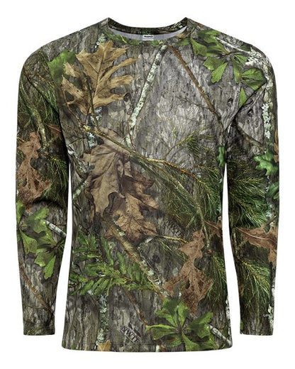Paragon Men's Oxford Performance Camo Print Long Sleeve T-Shirt 11698