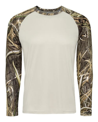 Paragon Men's Jackson Mossy Oak Colorblocked Long Sleeve T-Shirt 11697