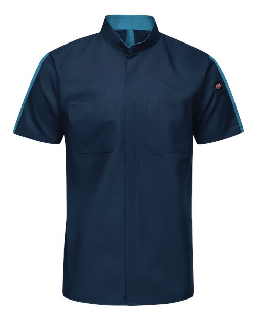 Red Kap Men's Mimix Pro+ Short Sleeve Work Shirt With OilBlok SX46