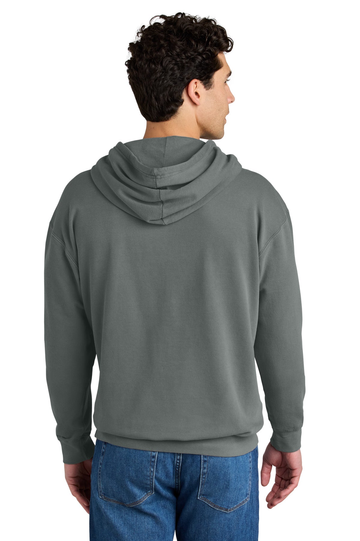 Custom Embroidered Comfort Colors Sweatshirts in Grey