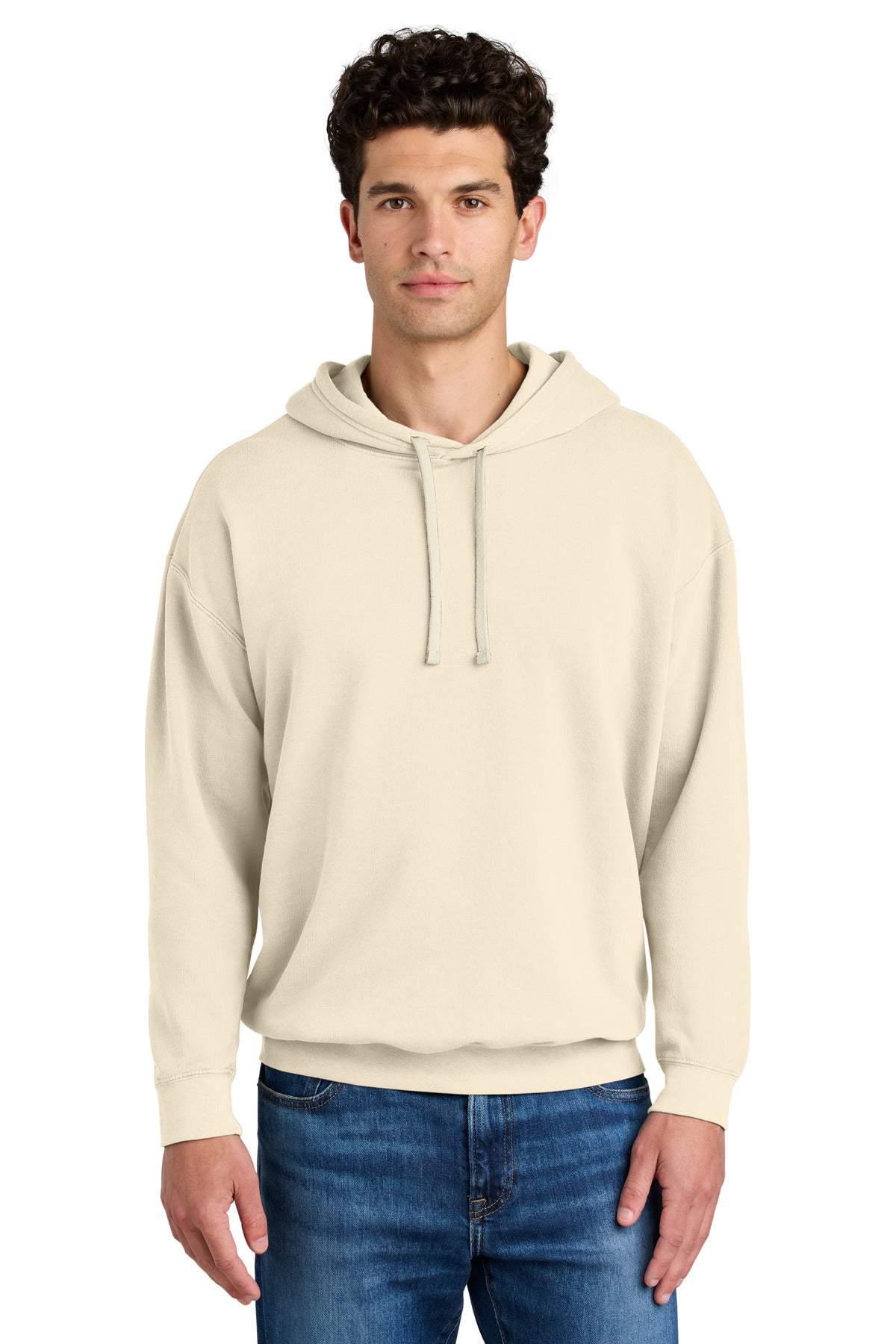 Custom Embroidered Comfort Colors Sweatshirts in Ivory