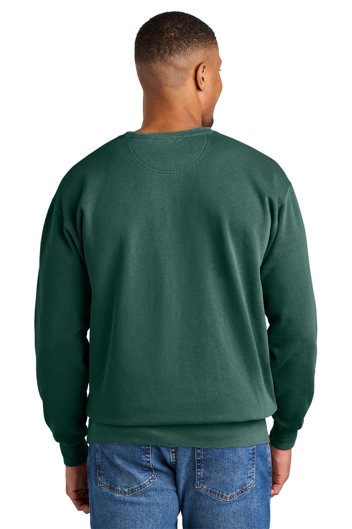 Custom Embroidered Comfort Colors Sweatshirts in Blue Spruce