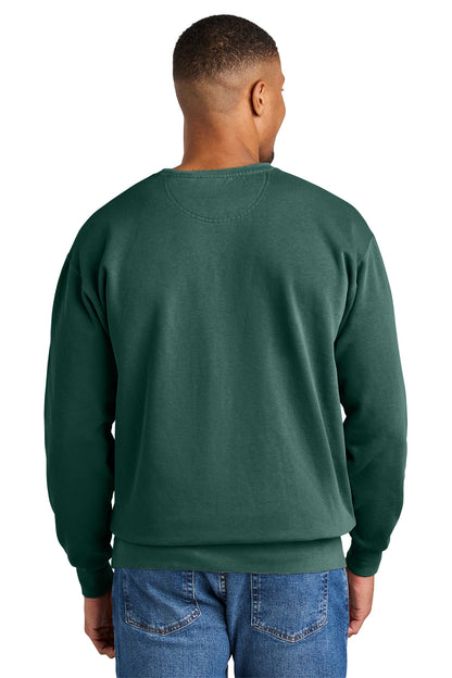 Custom Embroidered Comfort Colors Sweatshirts in Blue Spruce
