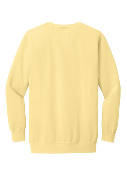 Custom Embroidered Comfort Colors Sweatshirts in Butter
