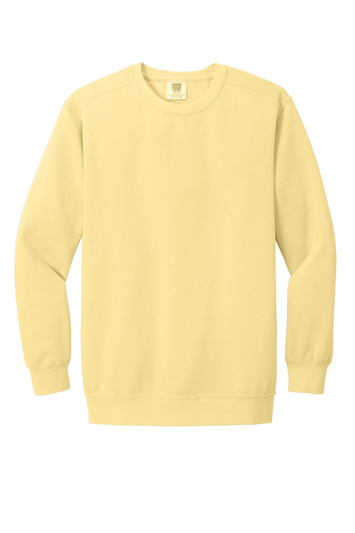 Custom Embroidered Comfort Colors Sweatshirts in Butter