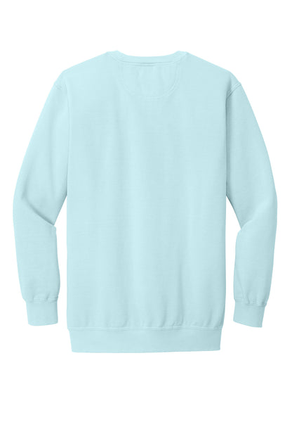 Custom Embroidered Comfort Colors Sweatshirts in Chambray