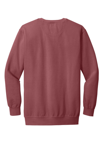 Custom Embroidered Comfort Colors Sweatshirts in Crimson