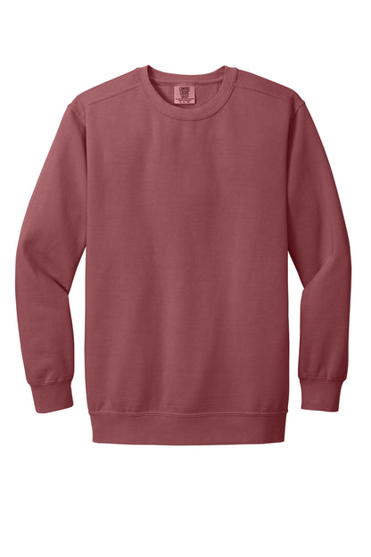 Custom Embroidered Comfort Colors Sweatshirts in Crimson