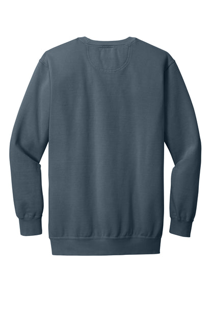 Custom Embroidered Comfort Colors Sweatshirts in Denim