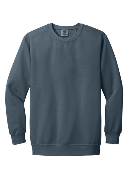 Custom Embroidered Comfort Colors Sweatshirts in Denim