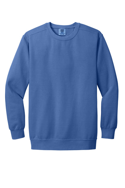 Custom Embroidered Comfort Colors Sweatshirts in Flo Blue