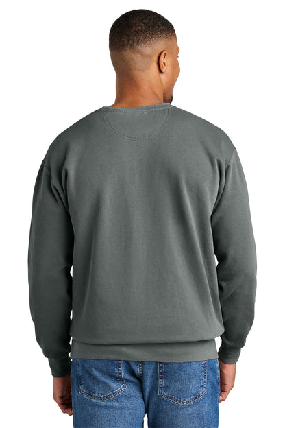 Custom Embroidered Comfort Colors Sweatshirts in Grey