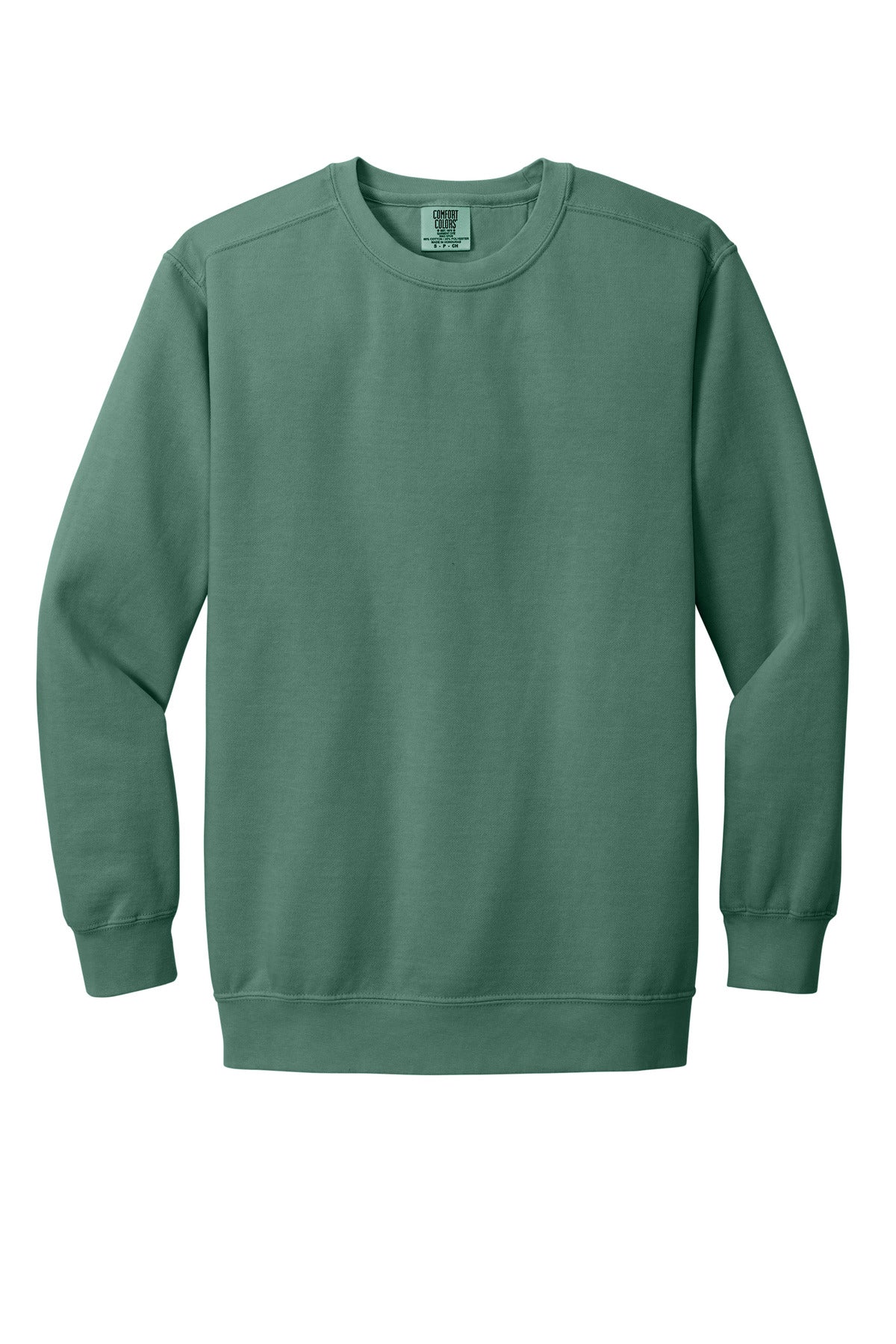 Custom Embroidered Comfort Colors Sweatshirts in Light Green