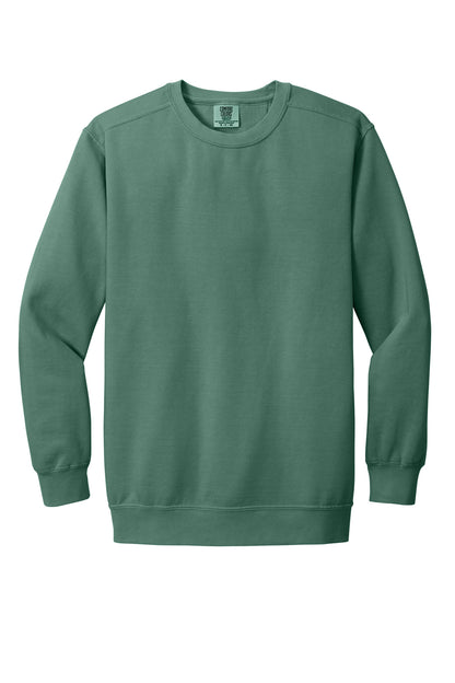 Custom Embroidered Comfort Colors Sweatshirts in Light Green