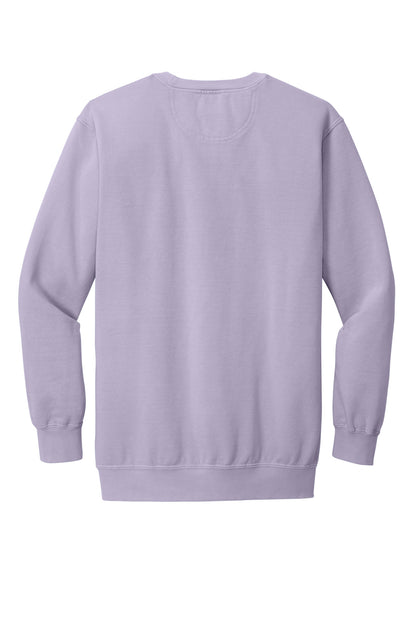 Custom Embroidered Comfort Colors Sweatshirts in Orchid