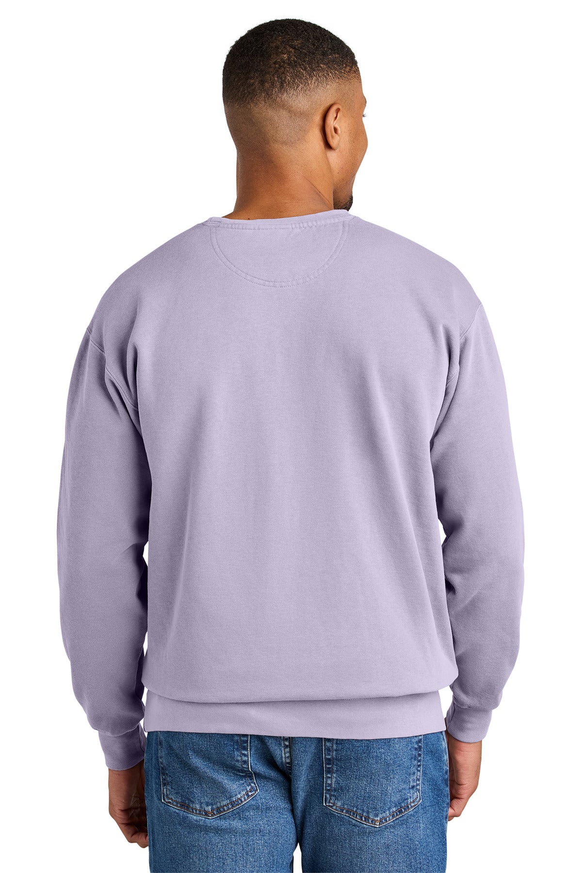 Custom Embroidered Comfort Colors Sweatshirts in Orchid