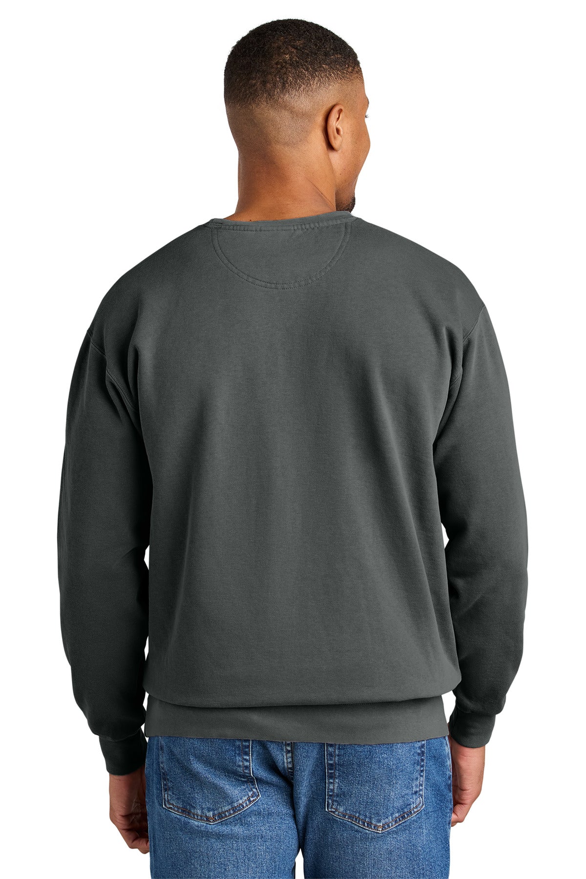 Custom Embroidered Comfort Colors Sweatshirts in Pepper