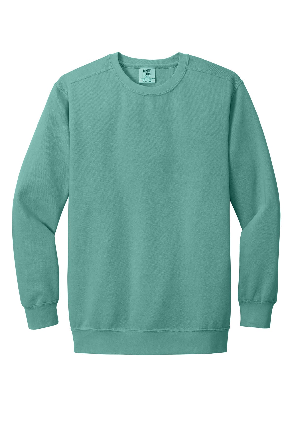 Custom Embroidered Comfort Colors Sweatshirts in Seafoam