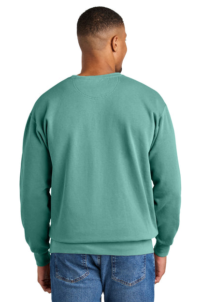 Custom Embroidered Comfort Colors Sweatshirts in Seafoam