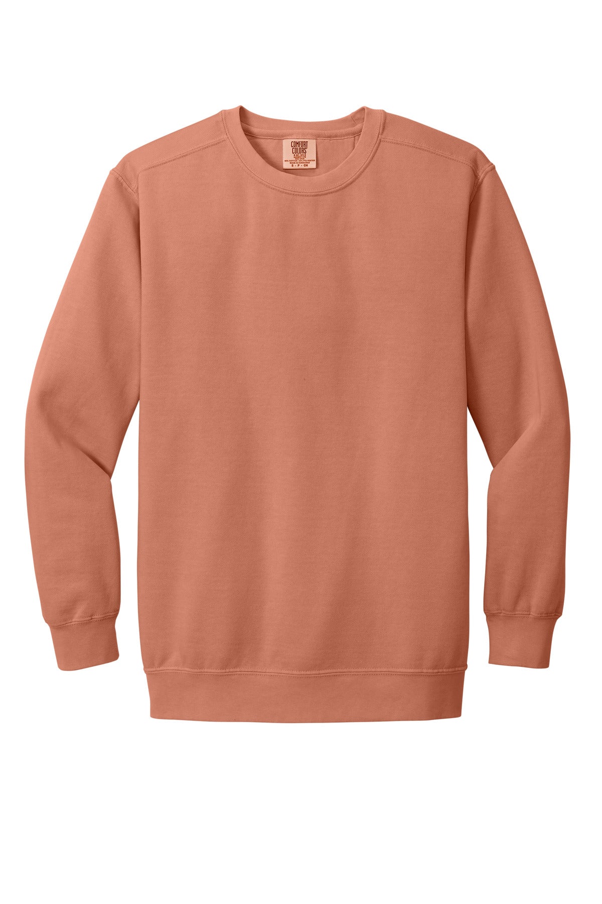 Custom Embroidered Comfort Colors Sweatshirts in Terracotta