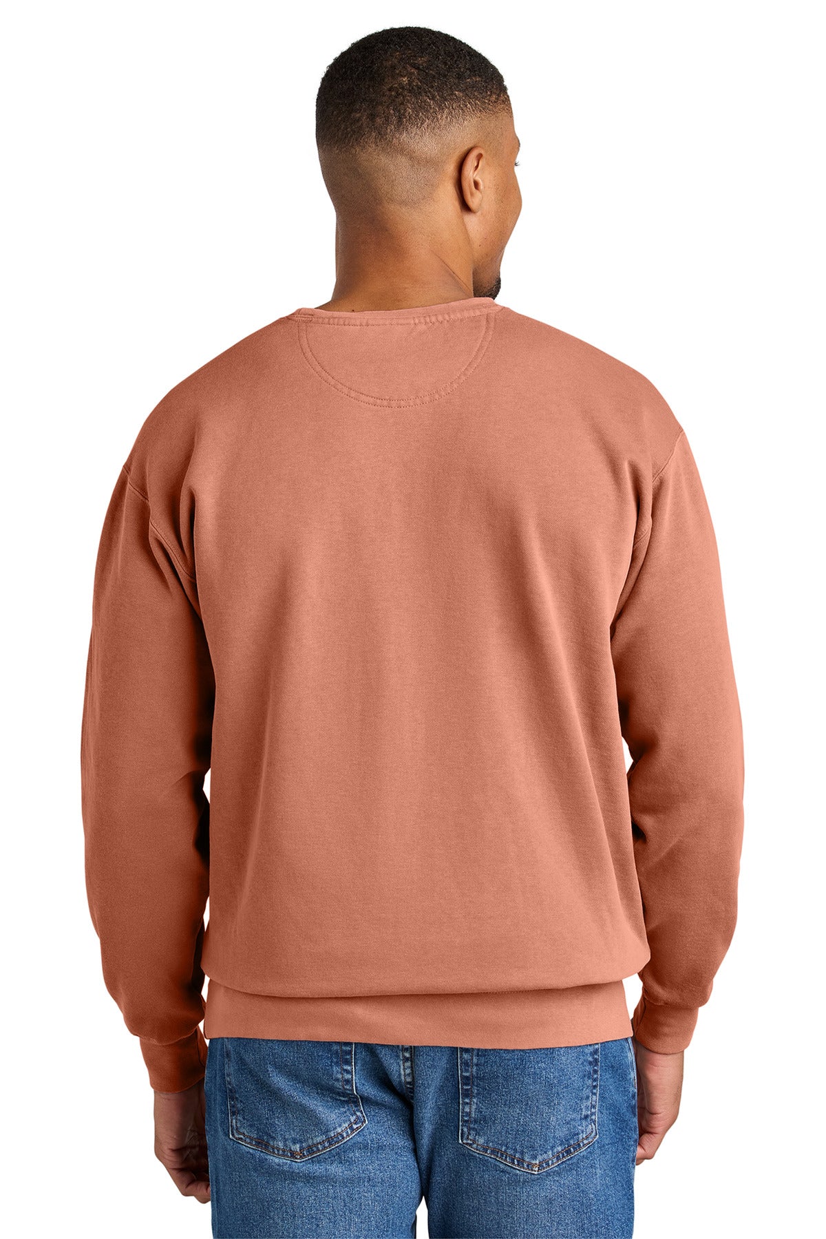 Custom Embroidered Comfort Colors Sweatshirts in Terracotta