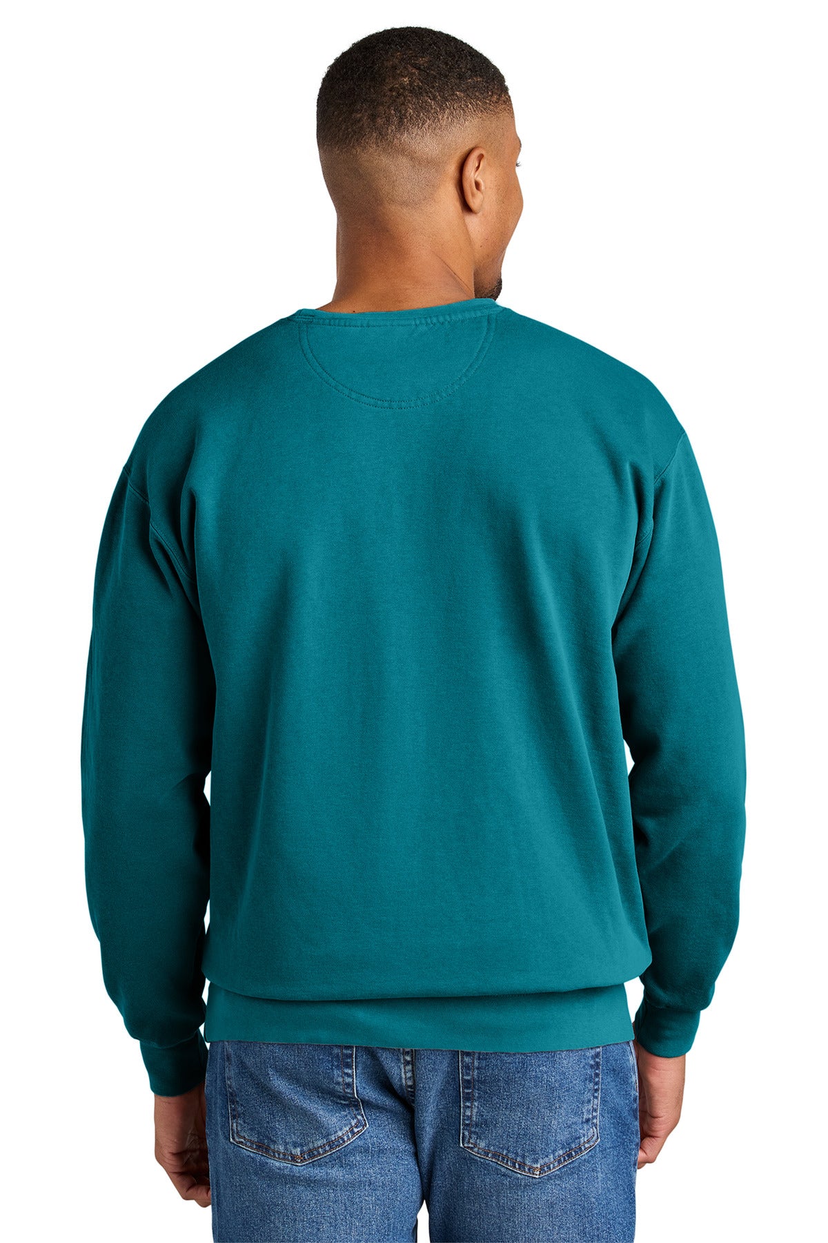 Custom Embroidered Comfort Colors Sweatshirts in Topaz Blue