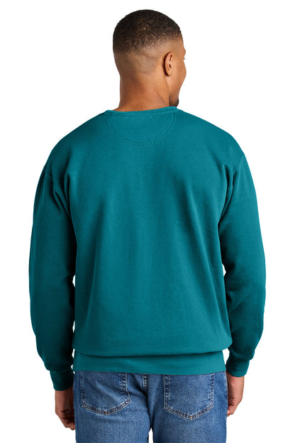 Custom Embroidered Comfort Colors Sweatshirts in Topaz Blue
