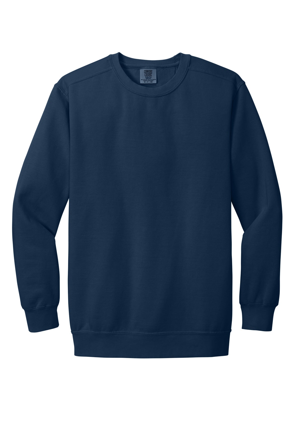 Custom Embroidered Comfort Colors Sweatshirts in True Navy