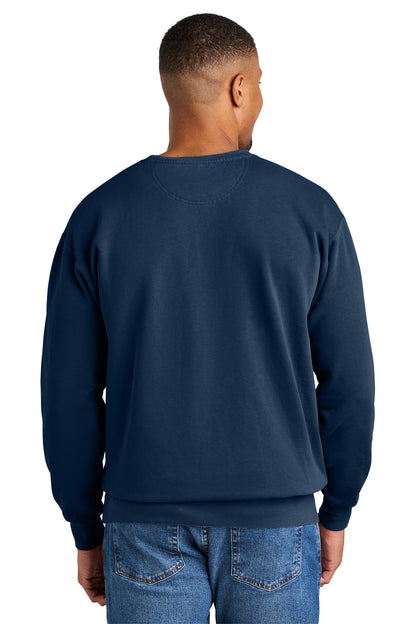 Custom Embroidered Comfort Colors Sweatshirts in True Navy