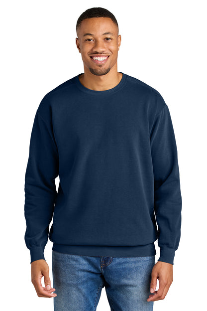 Custom Embroidered Comfort Colors Sweatshirts in True Navy