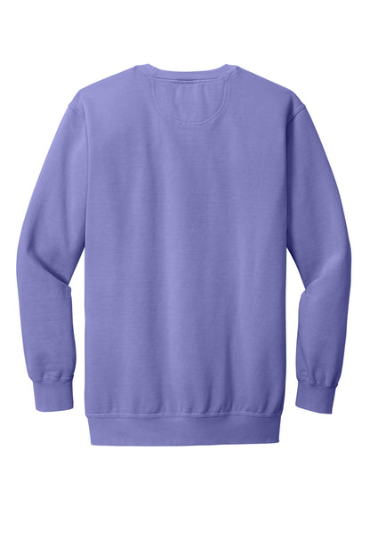 Custom Embroidered Comfort Colors Sweatshirts in Violet