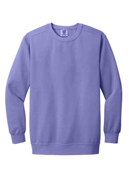 Custom Embroidered Comfort Colors Sweatshirts in Violet