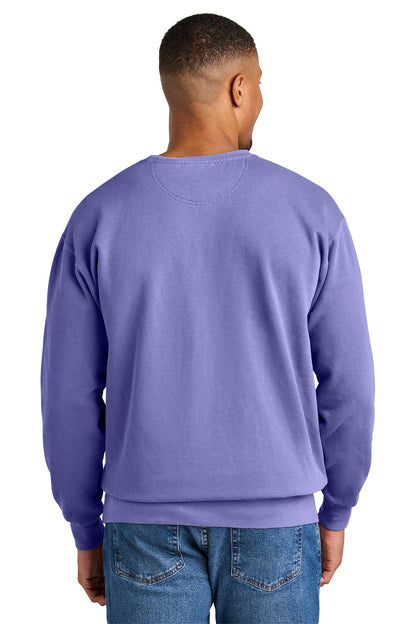 Custom Embroidered Comfort Colors Sweatshirts in Violet