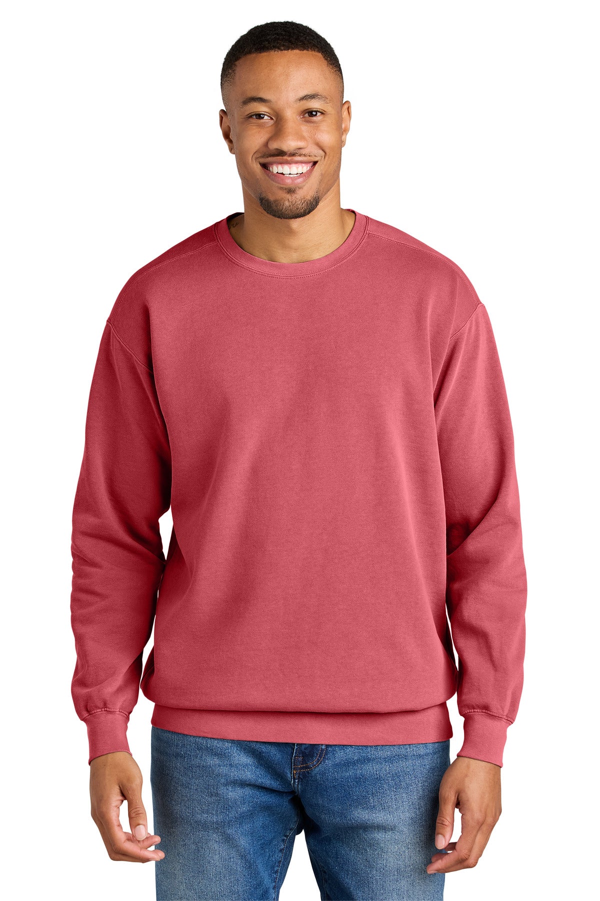 Custom Embroidered Comfort Colors Sweatshirts in Watermelon