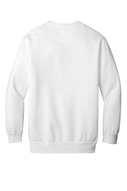 Custom Embroidered Comfort Colors Sweatshirts in White