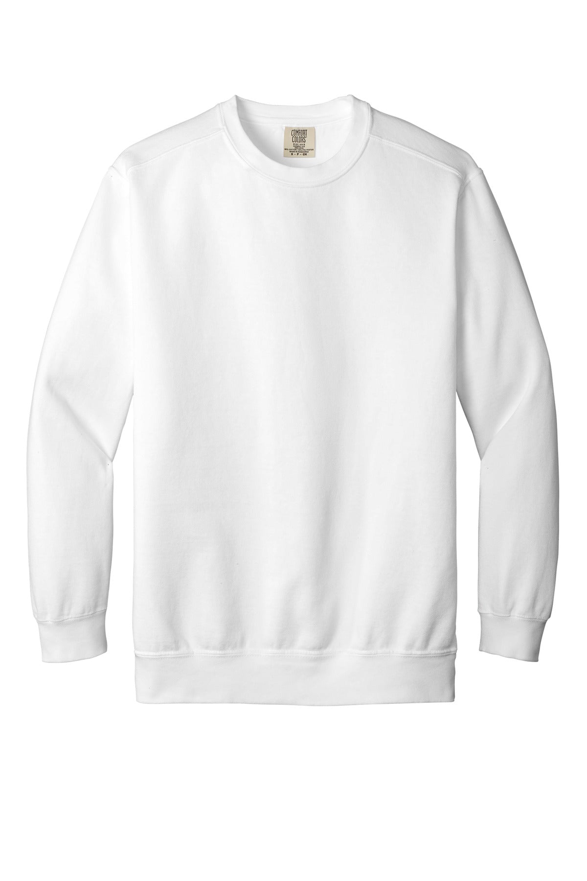 Custom Embroidered Comfort Colors Sweatshirts in White