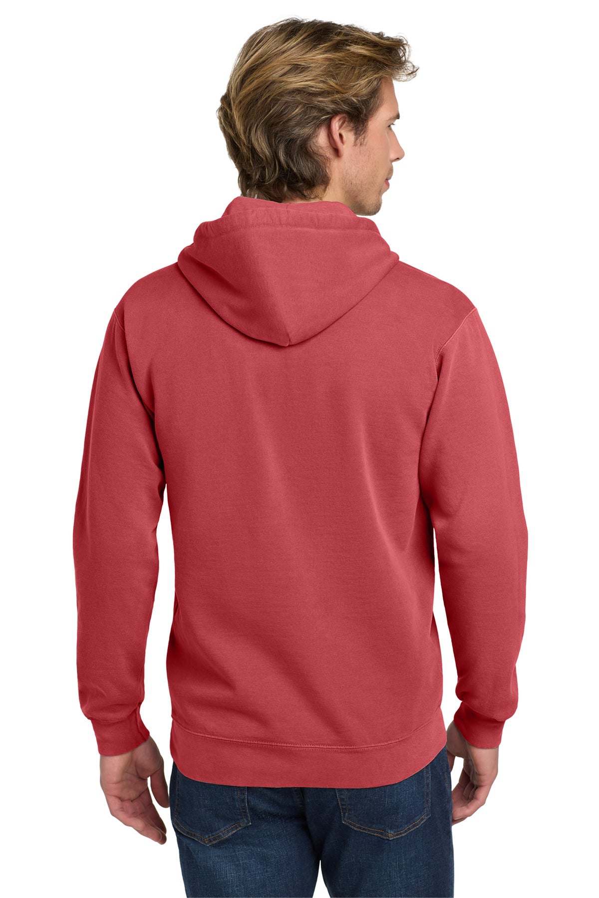 Custom Embroidered Comfort Colors Sweatshirts in Crimson