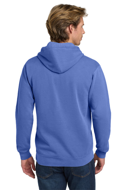 Custom Embroidered Comfort Colors Sweatshirts in Flo Blue