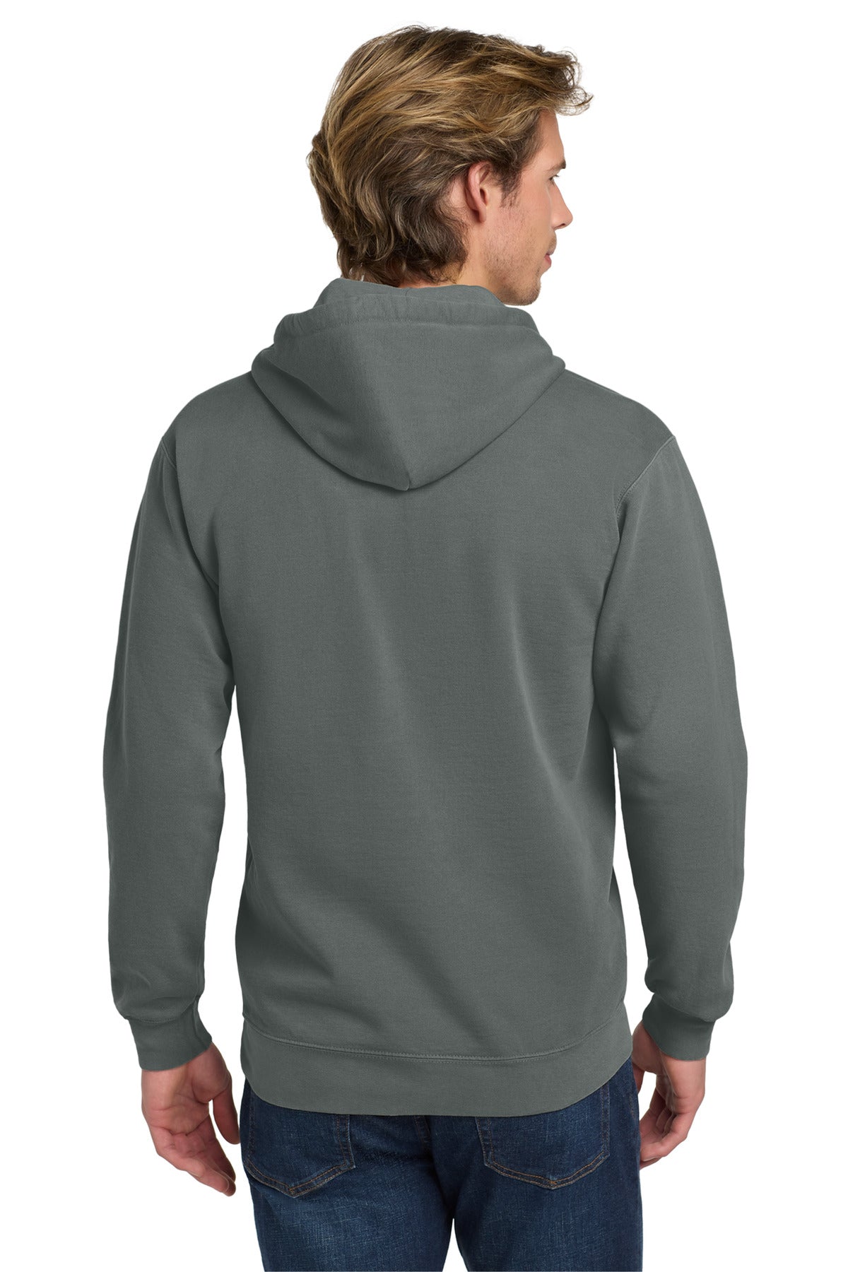 Custom Embroidered Comfort Colors Sweatshirts in Grey