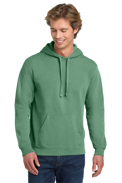 Custom Embroidered Comfort Colors Sweatshirts in Light Green