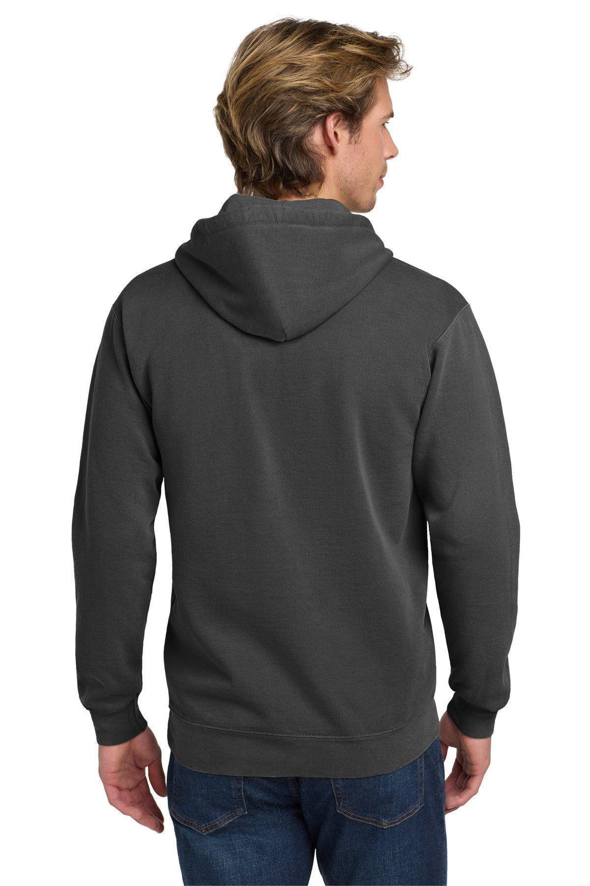 Custom Embroidered Comfort Colors Sweatshirts in Pepper
