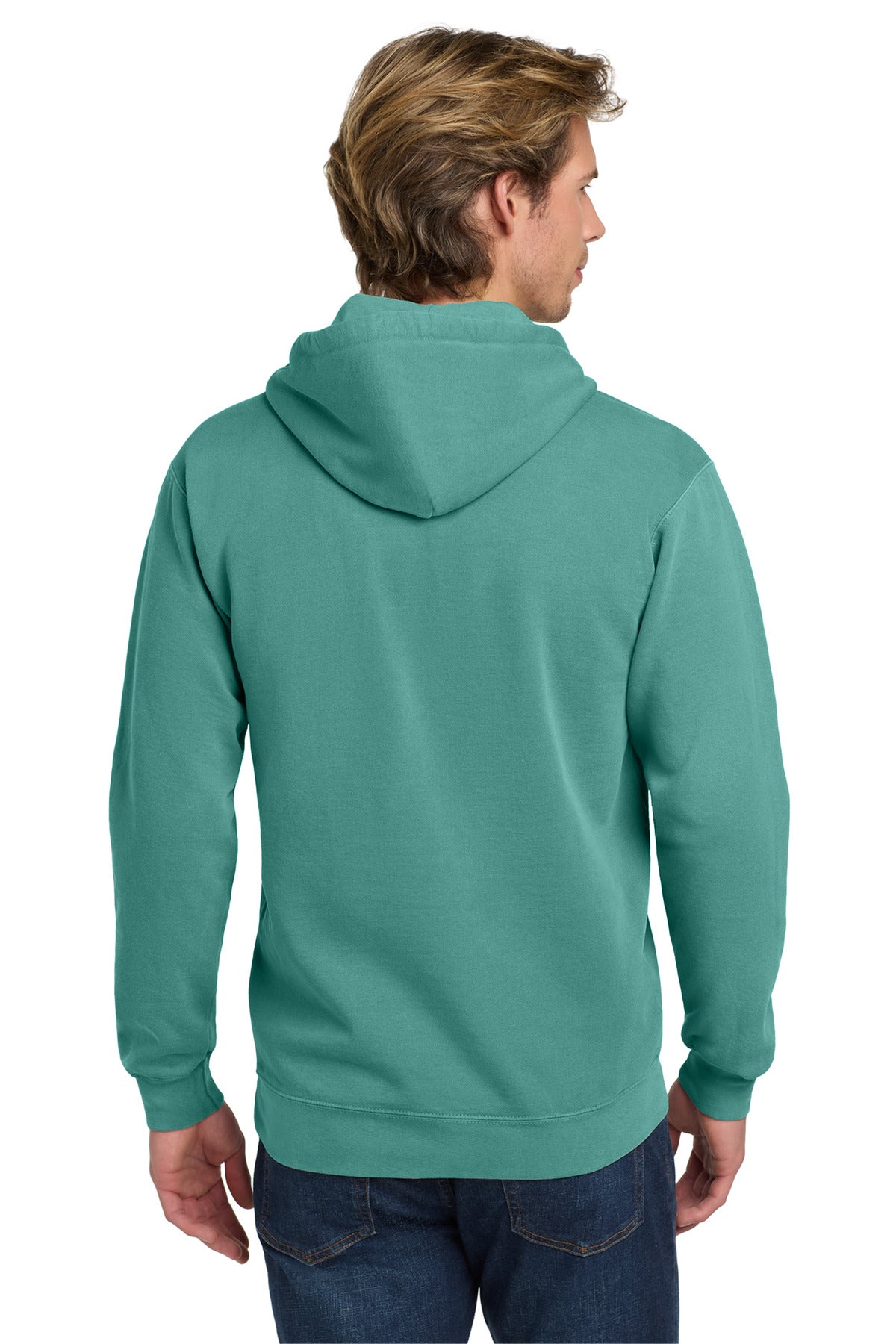 Custom Embroidered Comfort Colors Sweatshirts in Seafoam