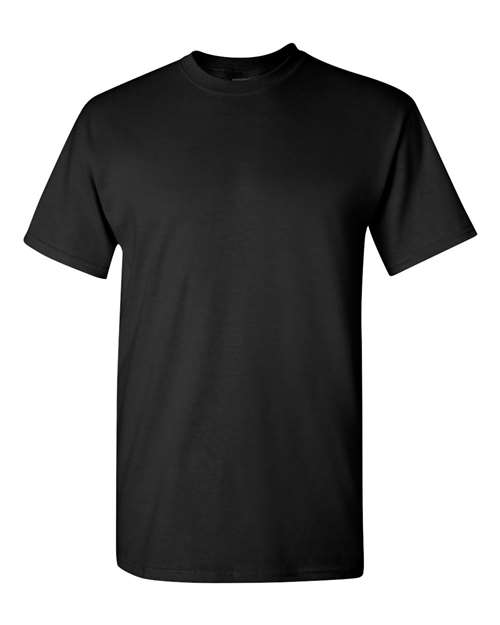 Gildan USA-Made Fine Jersey T-Shirt 5000 Black Custom Embroidered Business Logo