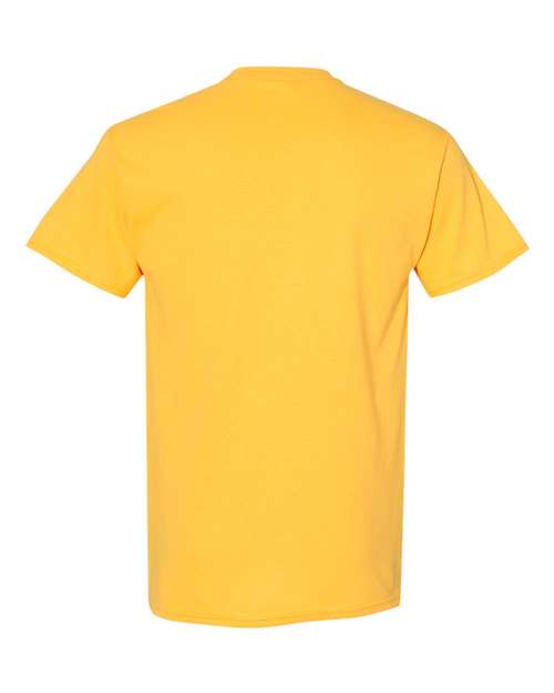 Gildan USA-Made Fine Jersey T-Shirt 5000 Cornsilk Custom Embroidered Business Logo
