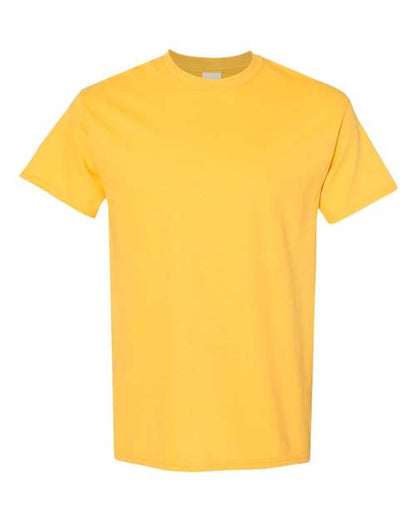 Gildan USA-Made Fine Jersey T-Shirt 5000 Cornsilk Custom Embroidered Business Logo