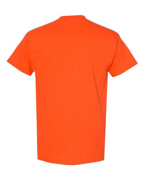 Gildan USA-Made Fine Jersey T-Shirt 5000 Orange Custom Embroidered Business Logo