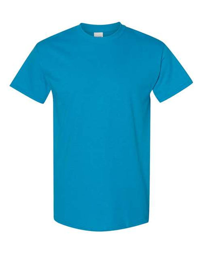 Gildan USA-Made Fine Jersey T-Shirt 5000 Sapphire Custom Embroidered Business Logo