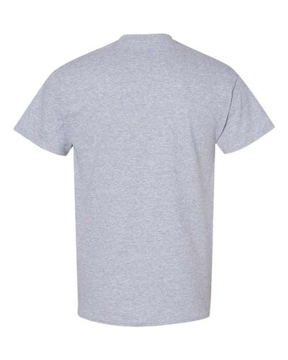 Gildan USA-Made Fine Jersey T-Shirt 5000 Sky Custom Embroidered Business Logo