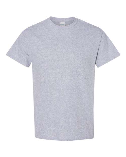 Gildan USA-Made Fine Jersey T-Shirt 5000 Sport Grey Custom Embroidered Business Logo
