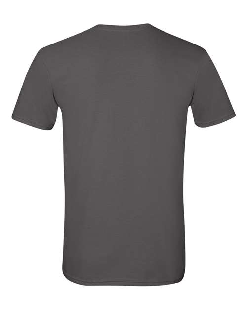 Gildan Softstyle® T-Shirt 64000 Charcoal Custom Embroidered Business Logo